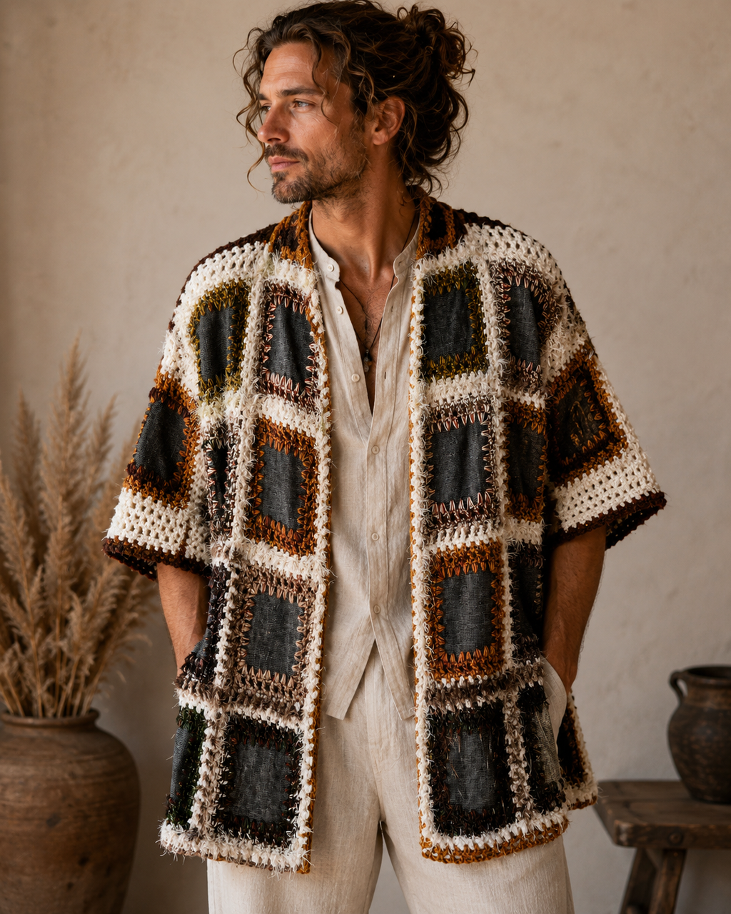 KIMONARO – unisex, len i merino