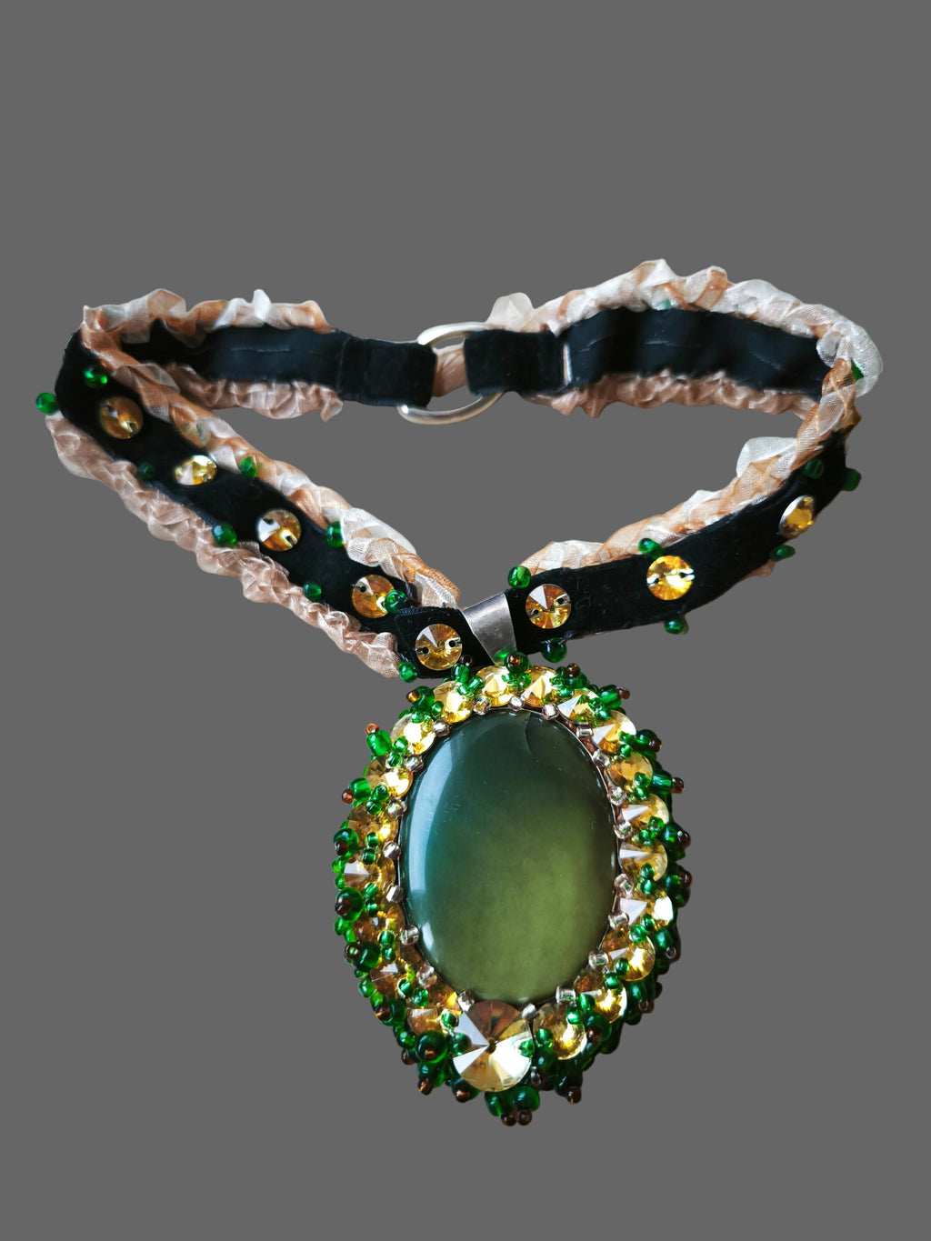Large green stone