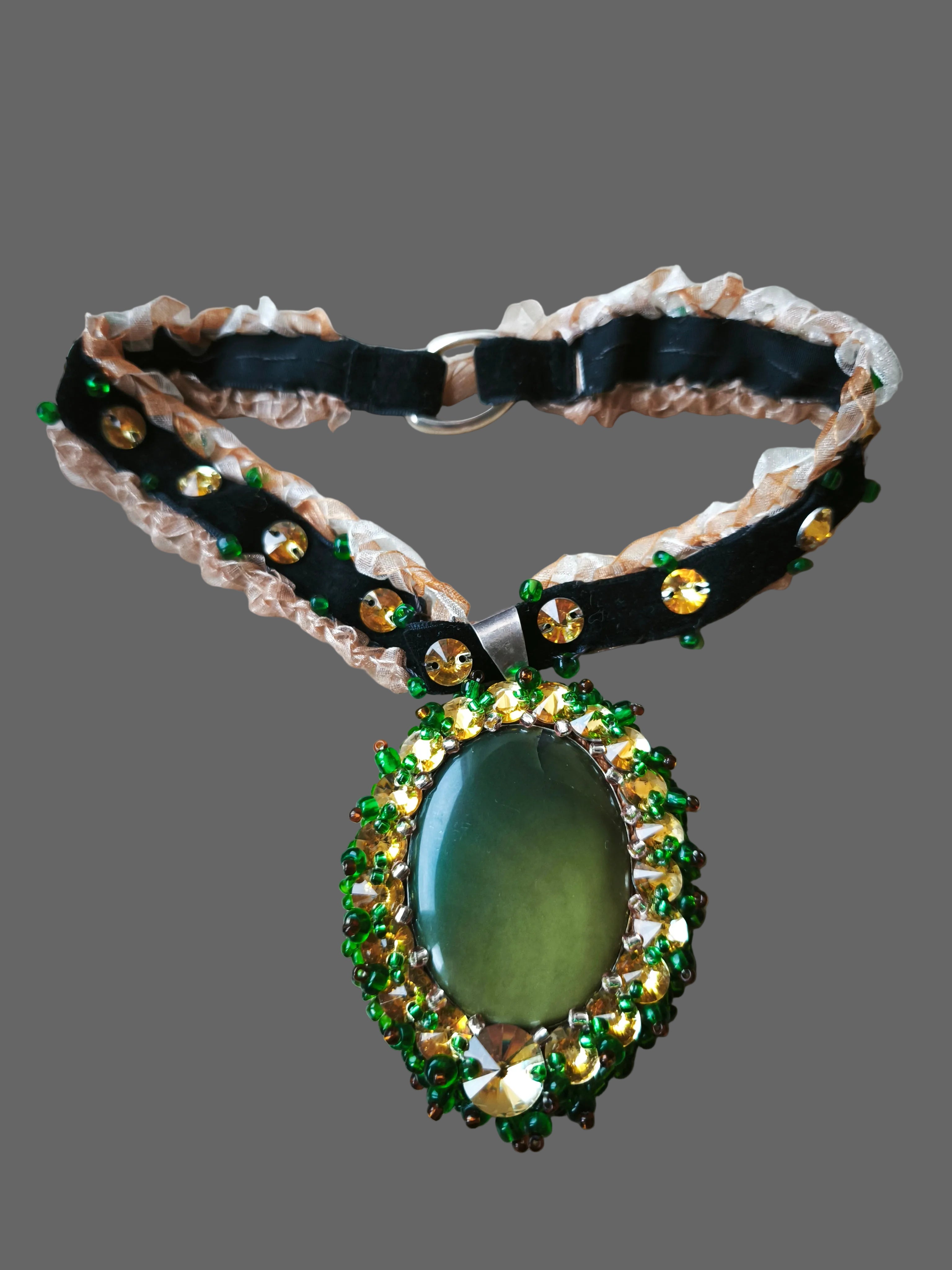 Large green stone