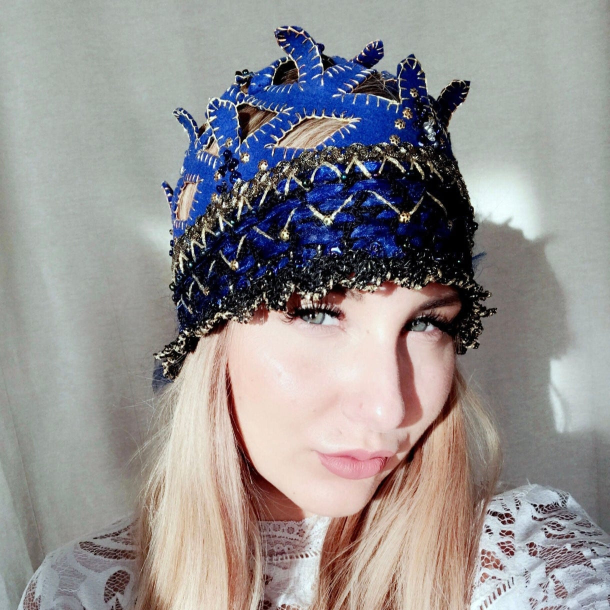 Blue Fantasy — Artistic Headpiece