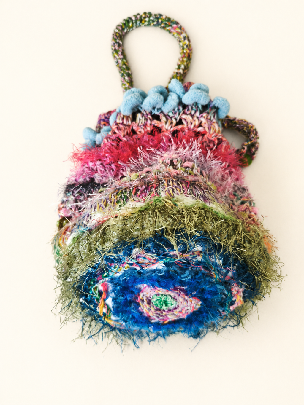 Carnival of Textures — Colourful Boho Handbag