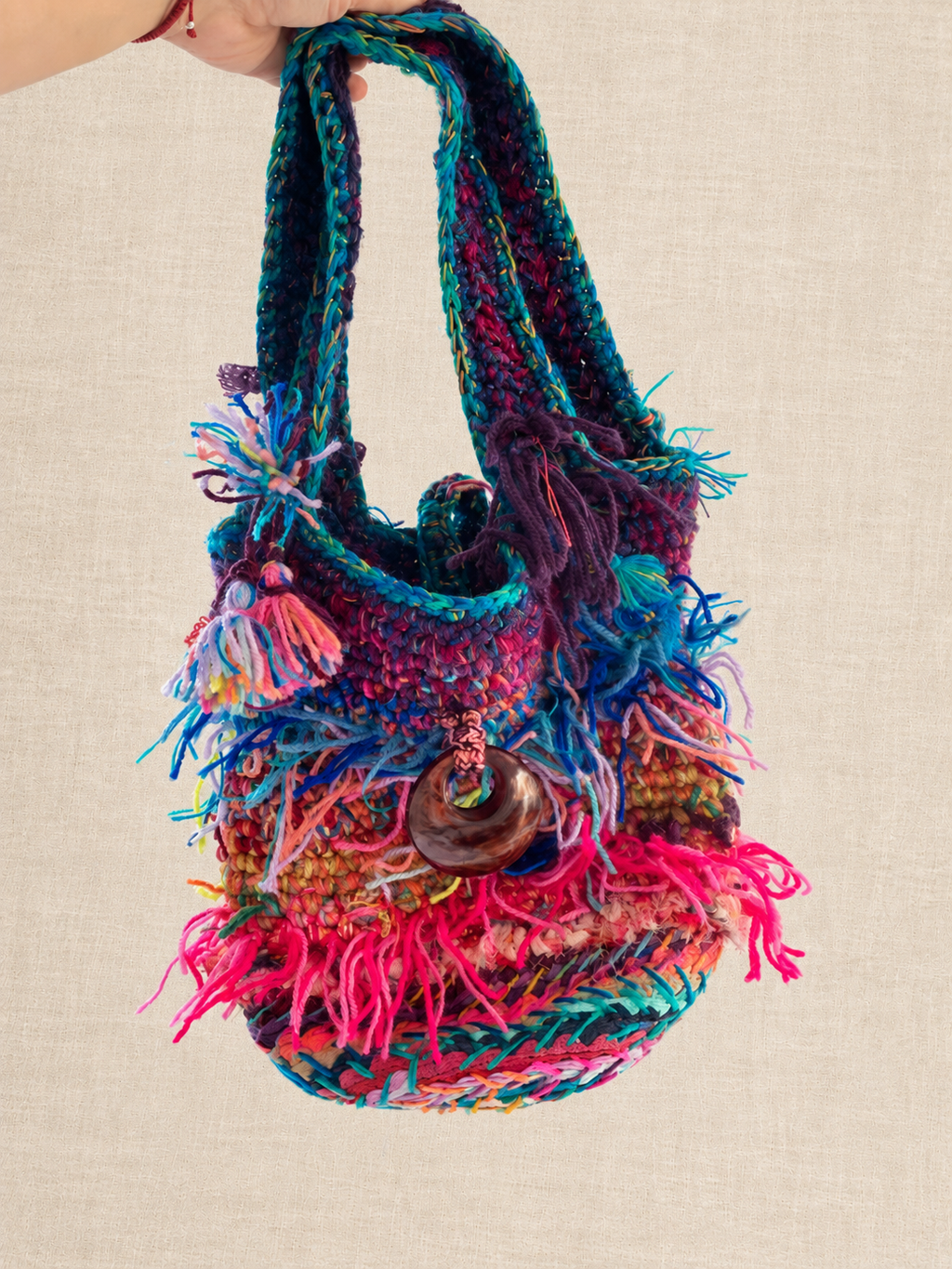 Garden Fantasy — Textile Art Handbag