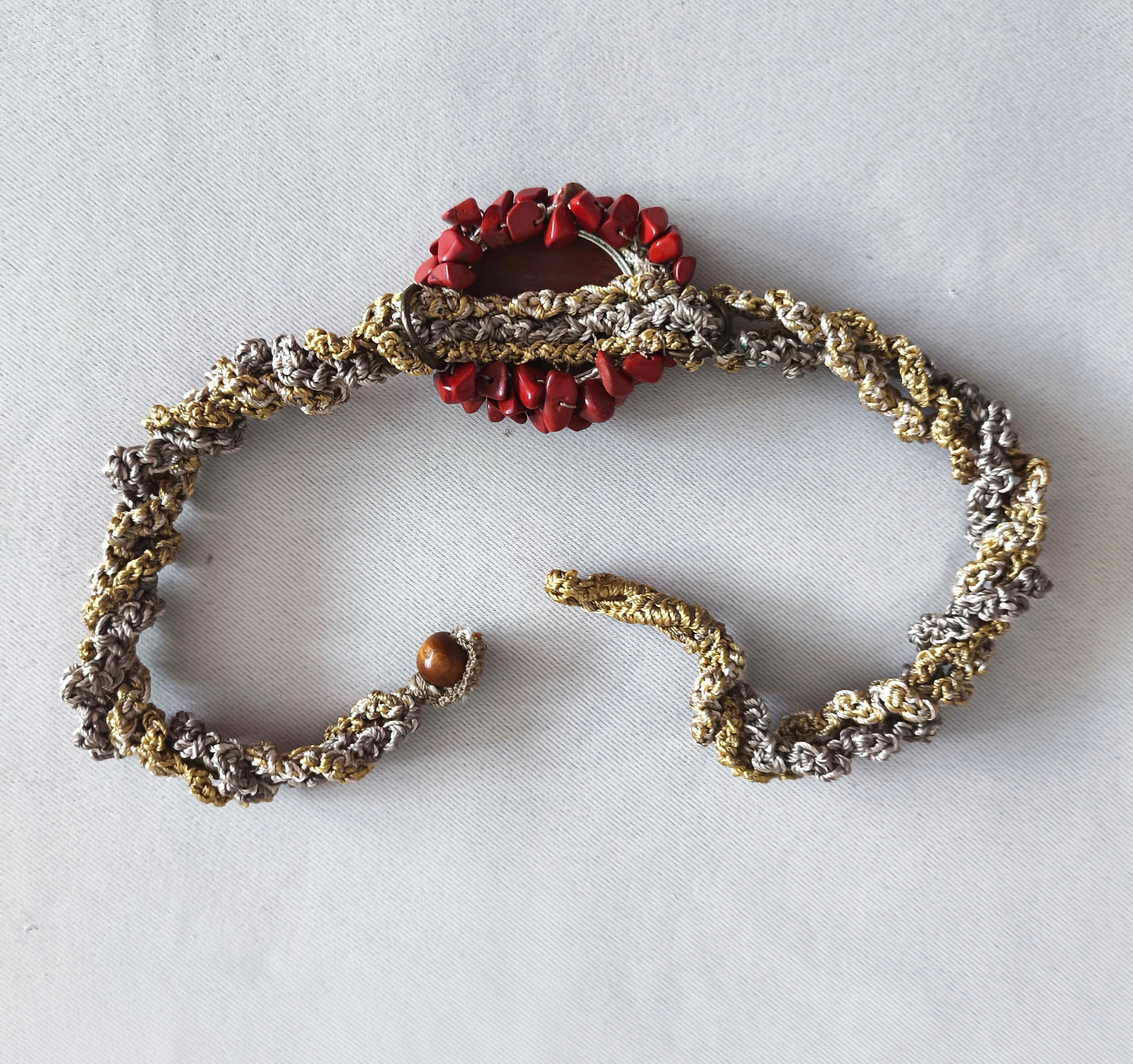 Abstract weave with jaspers