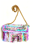 Rainbow Labyrinth – One-of-a-Kind Handmade Art Clutch
