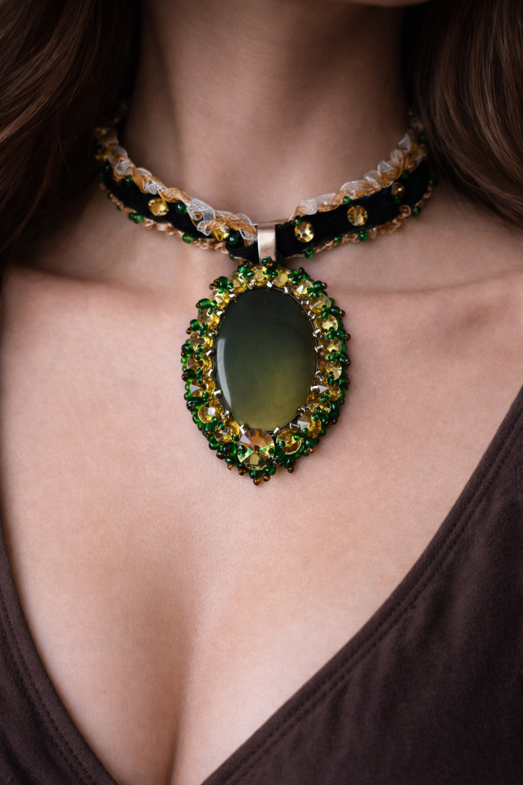 Large green stone