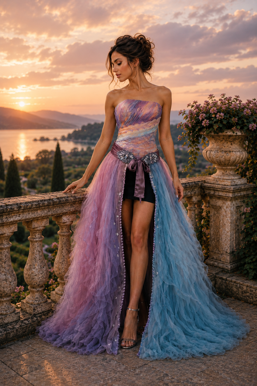 Ombre with Ruffles