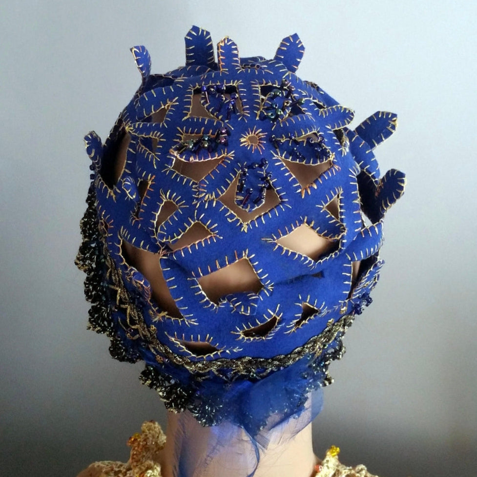 Blue Fantasy — Artistic Headpiece