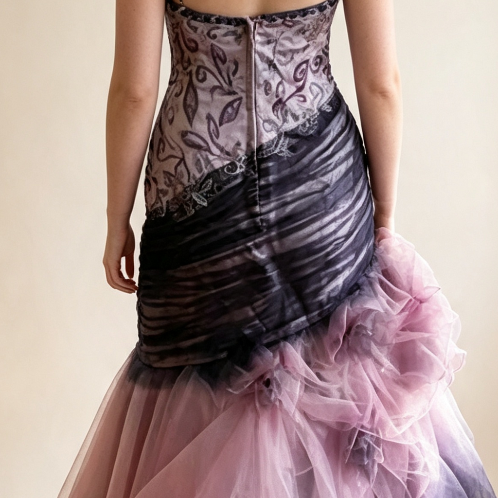 Violet Rhapsody — Upcycled Wedding Gown