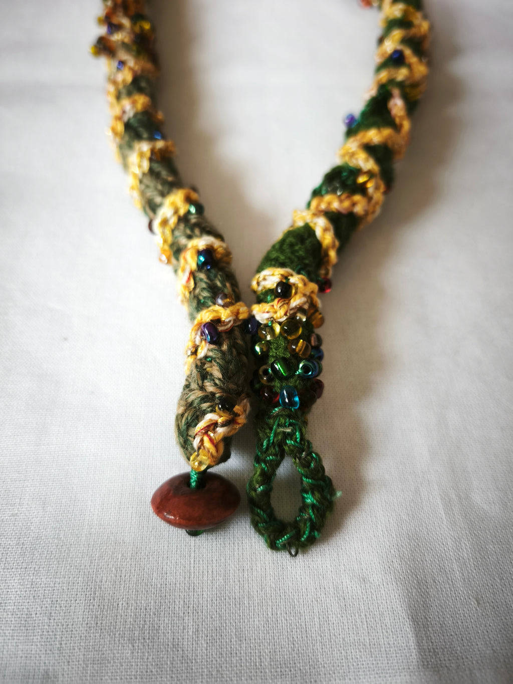 Green-yellow snake