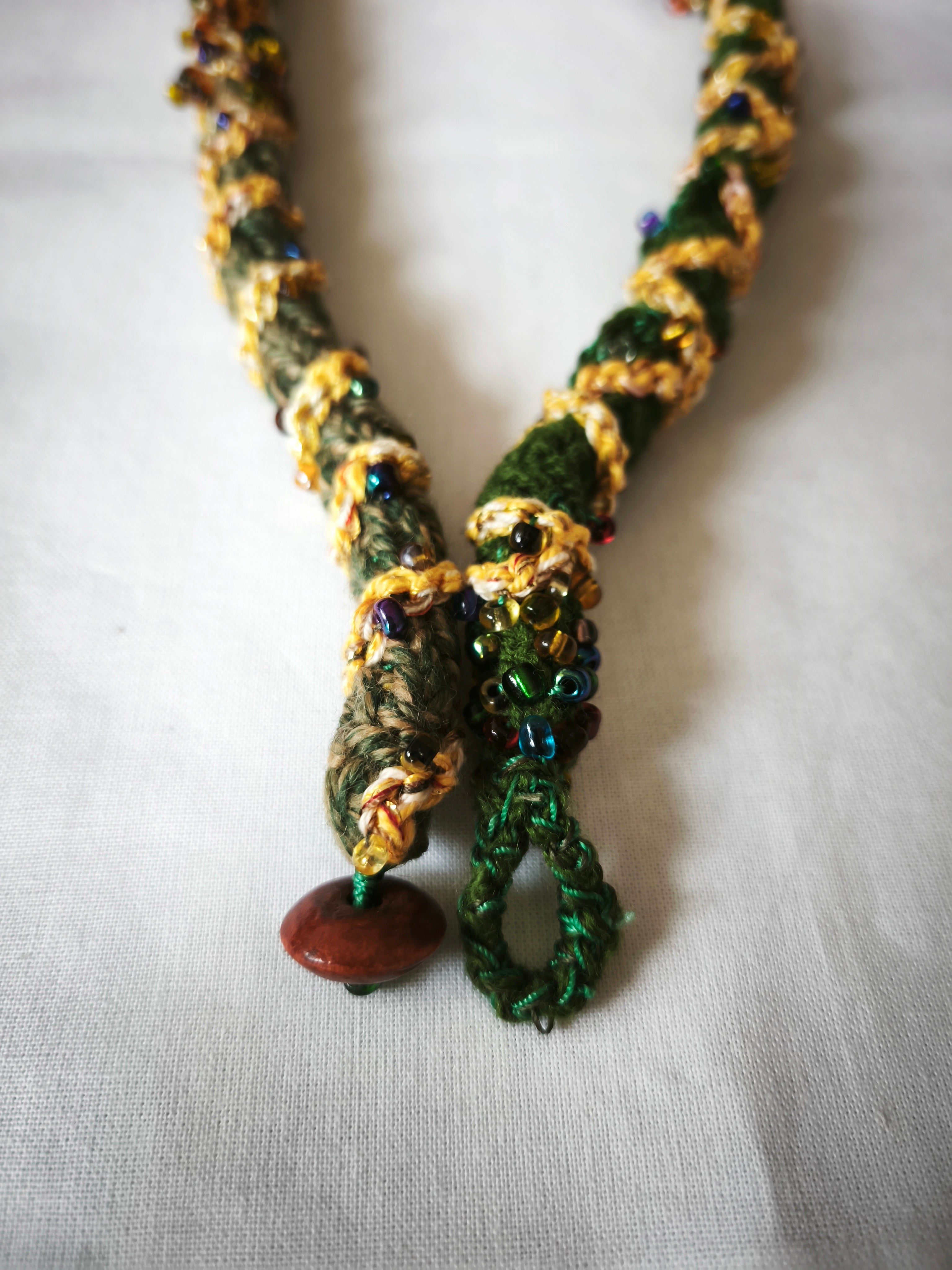 Green-yellow snake