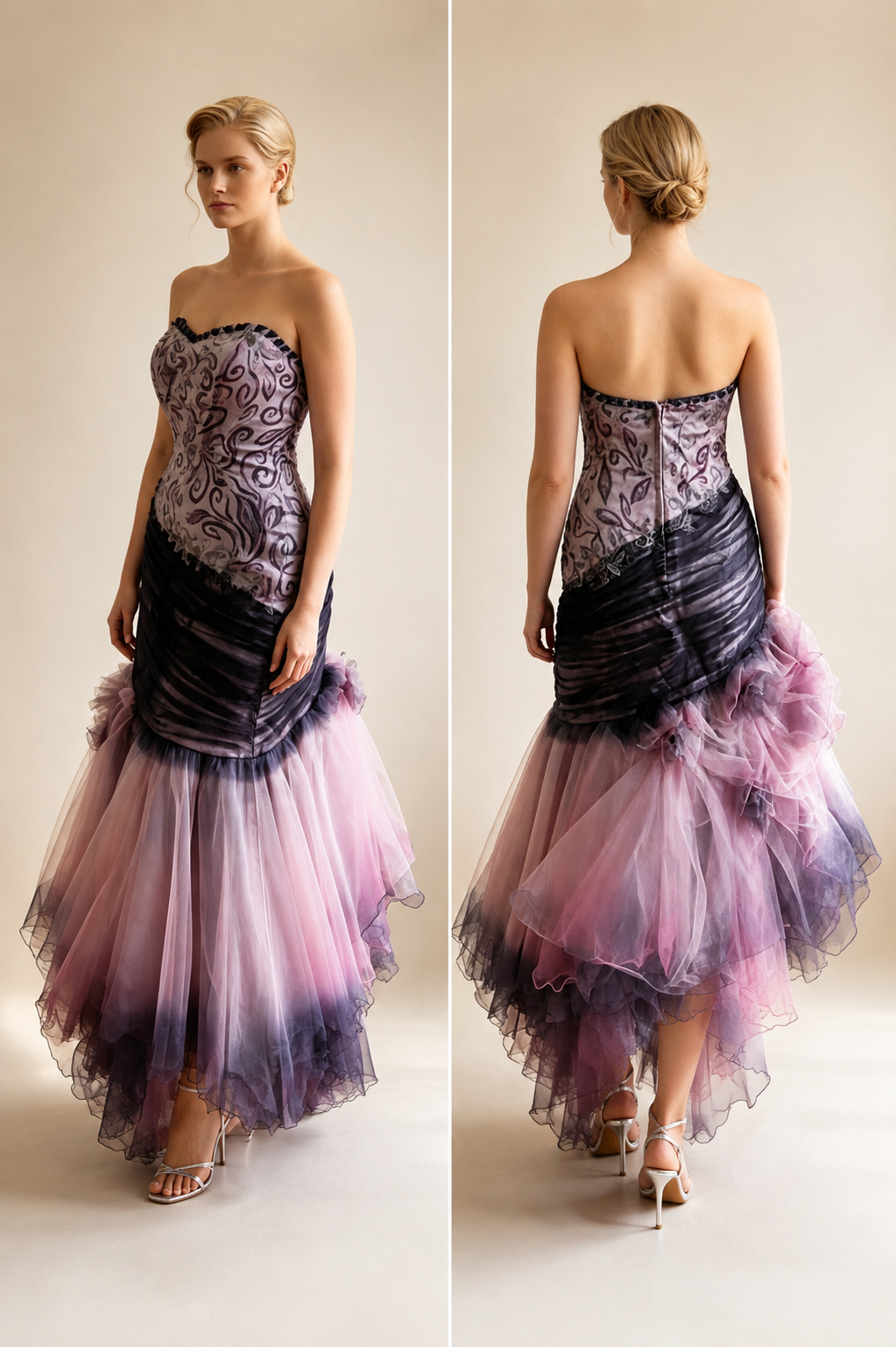 Violet Rhapsody — Upcycled Wedding Gown