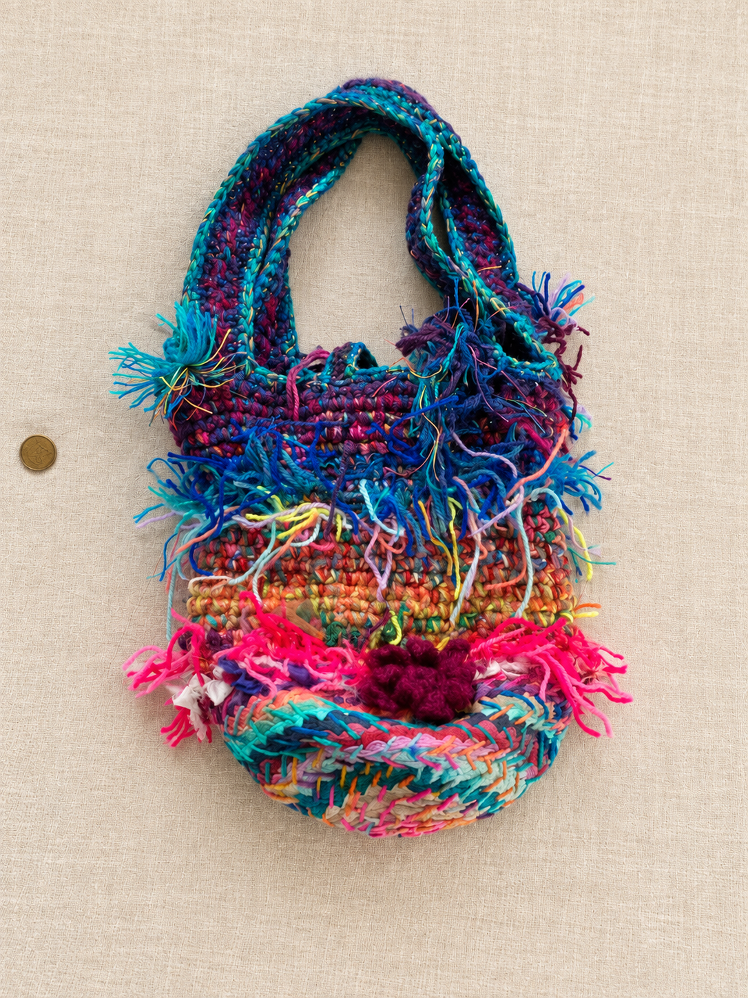 Garden Fantasy — Textile Art Handbag