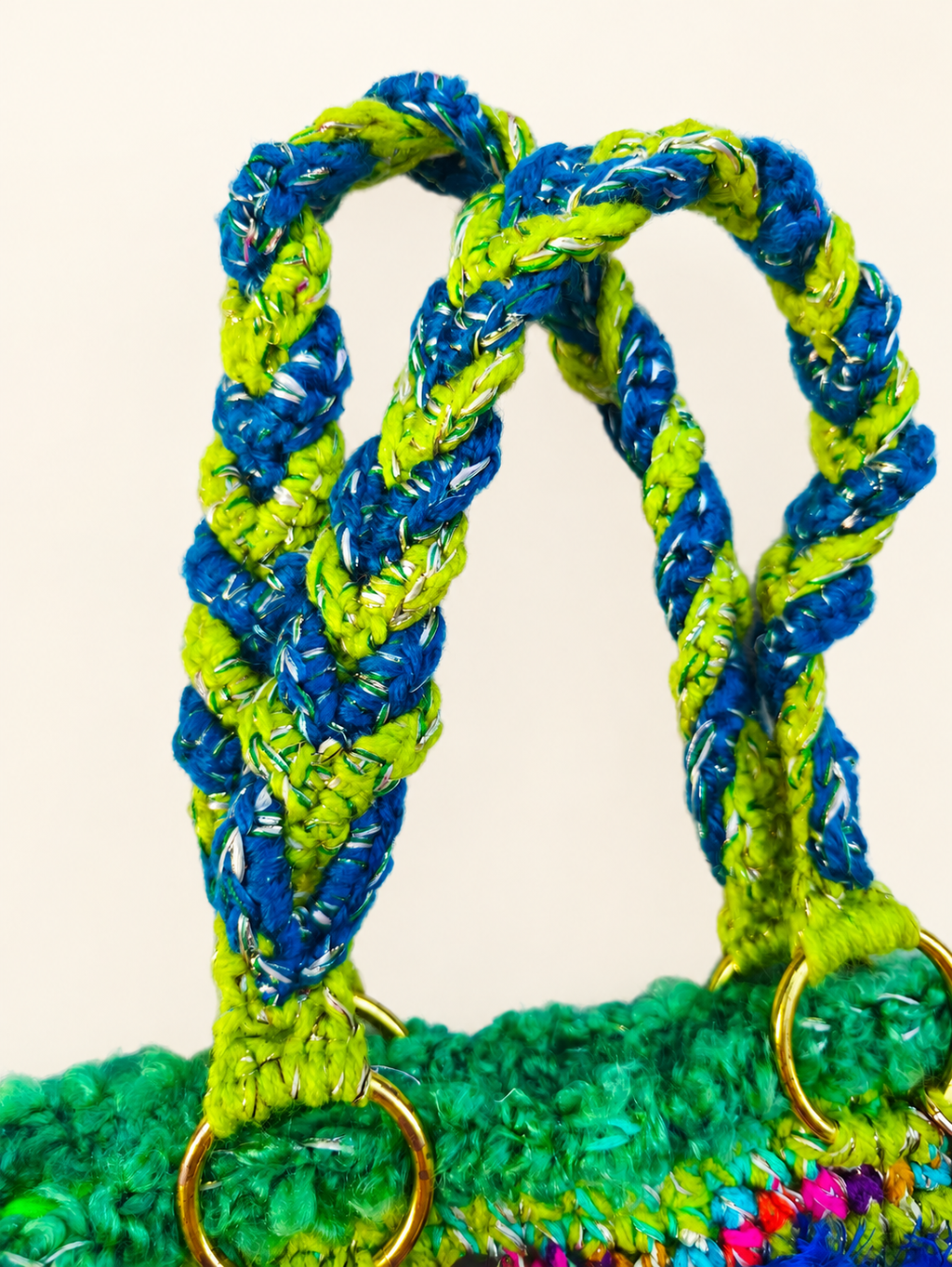 Paradise Amulet — Textile Art Handbag with Charms