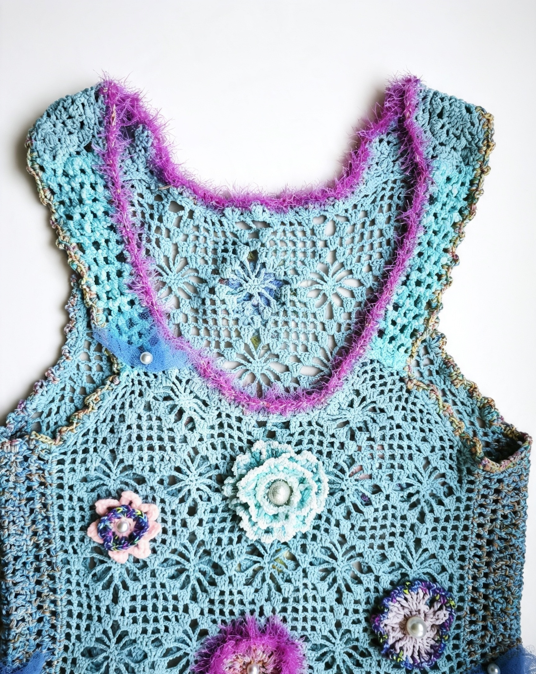 Sea Garden – Artistic Handmade Crochet Top