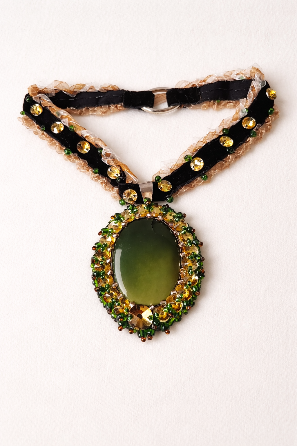 Large green stone