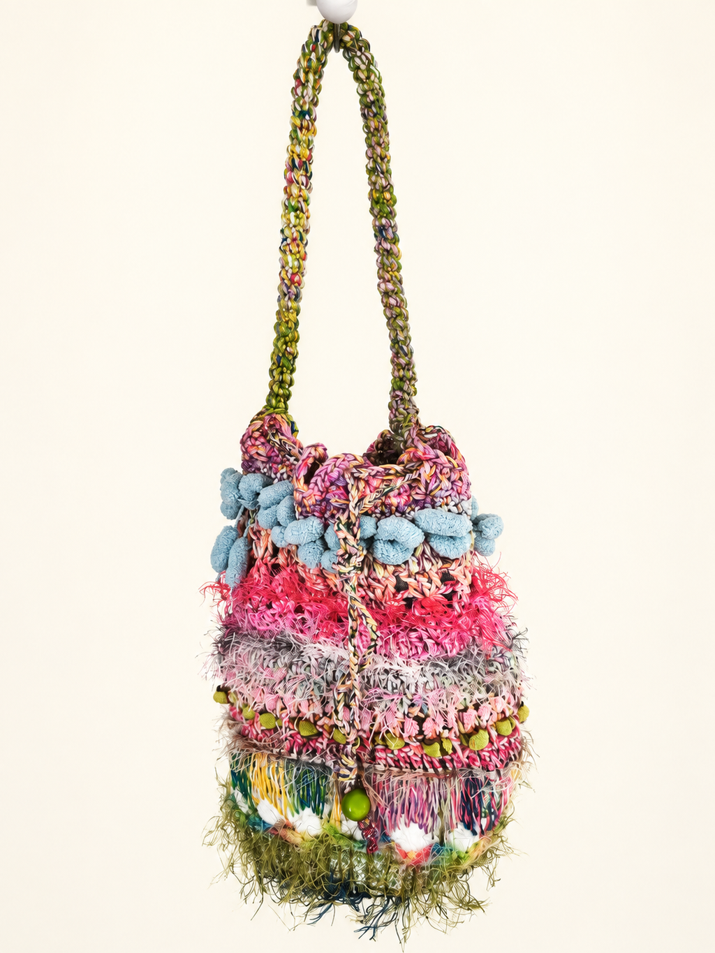 Carnival of Textures — Colourful Boho Handbag