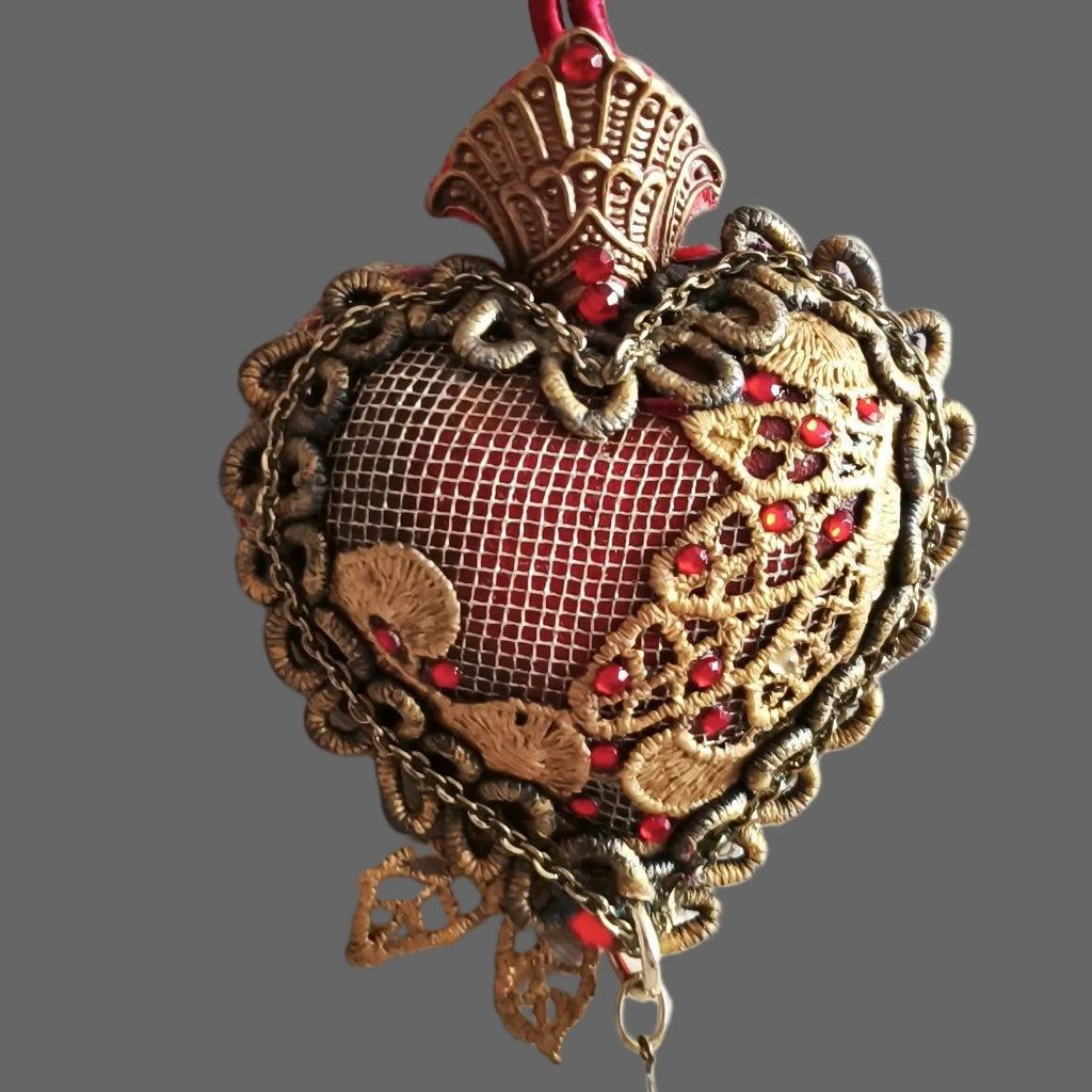 Burgundy Heart