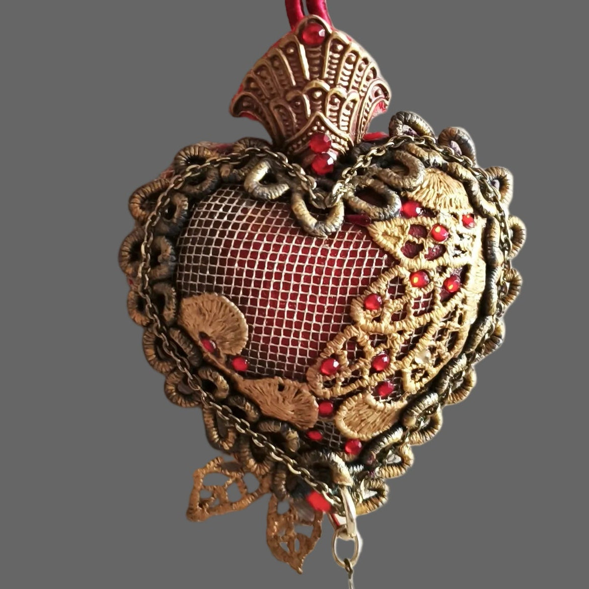 Burgundy Heart