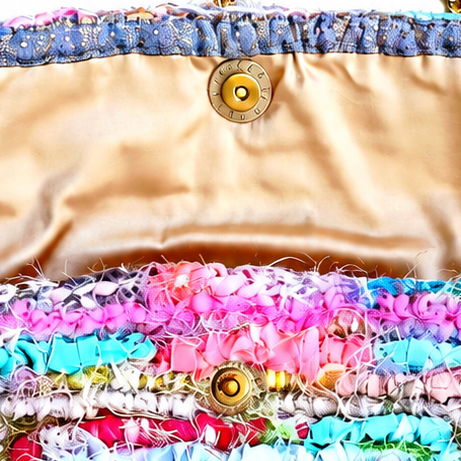 Rainbow Labyrinth – One-of-a-Kind Handmade Art Clutch