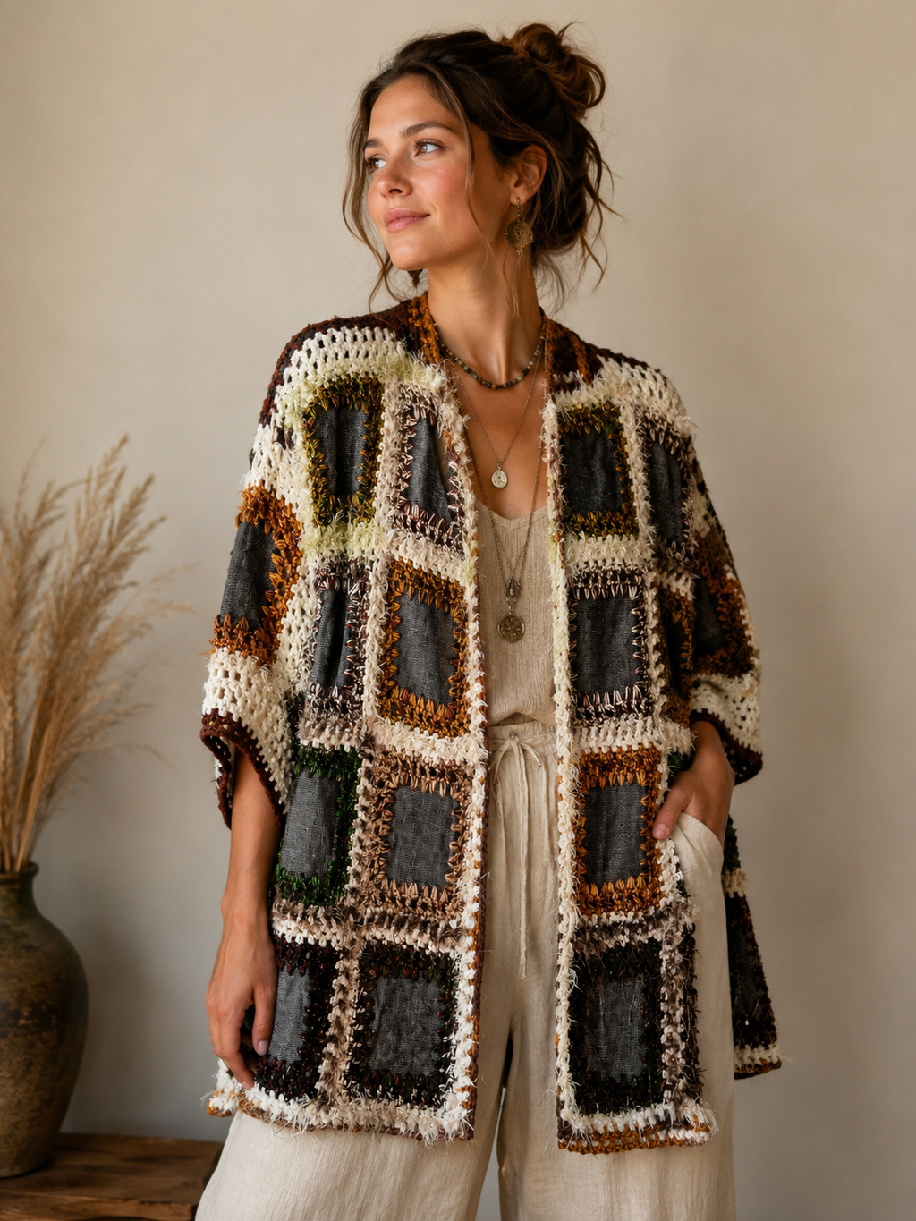 KIMONARO – unisex, len i merino