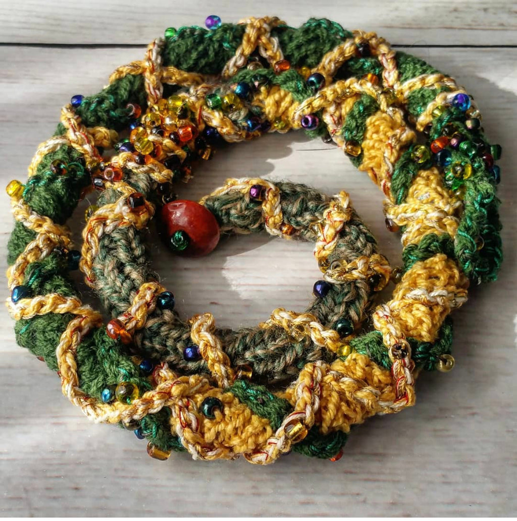 Green-yellow snake