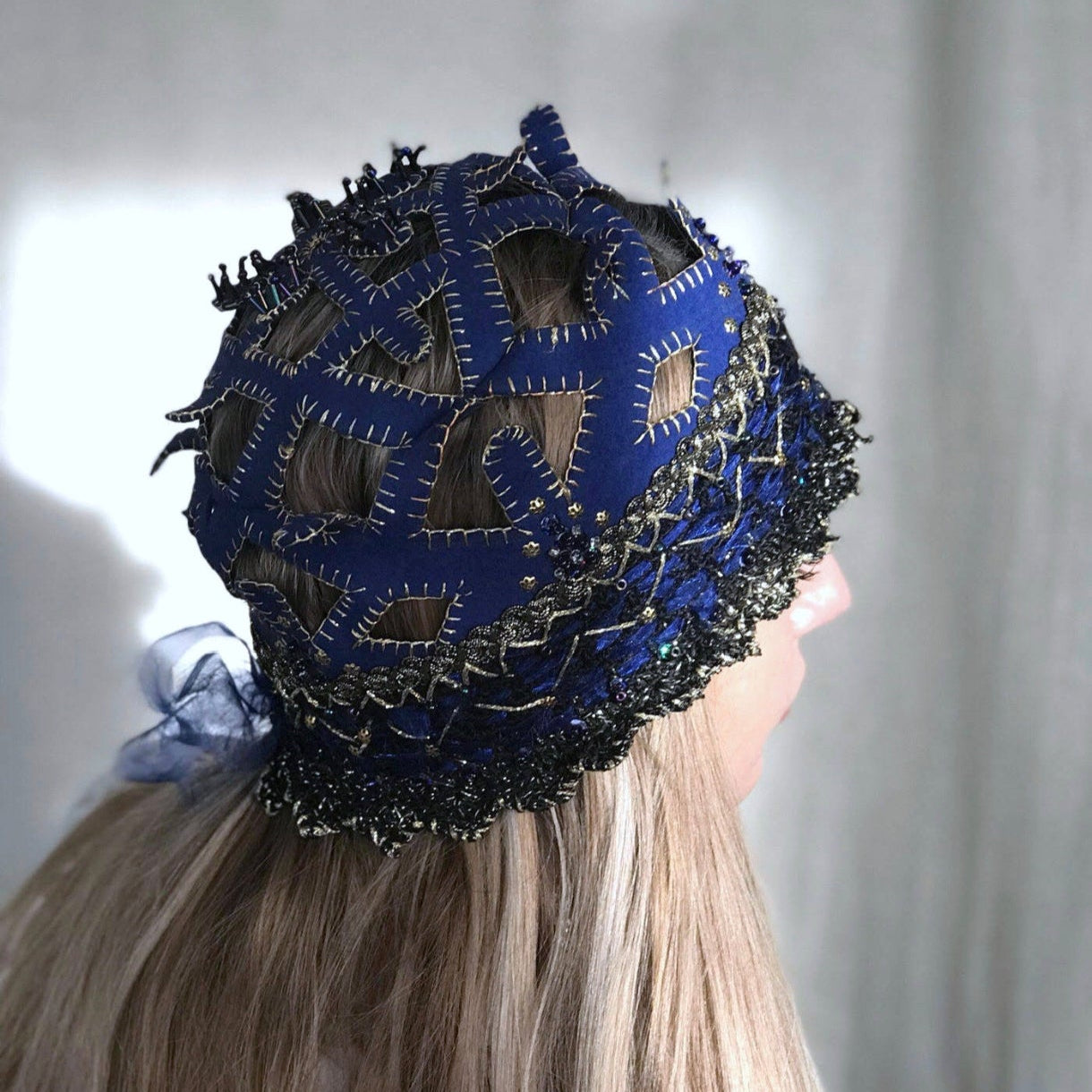Blue Fantasy — Artistic Headpiece