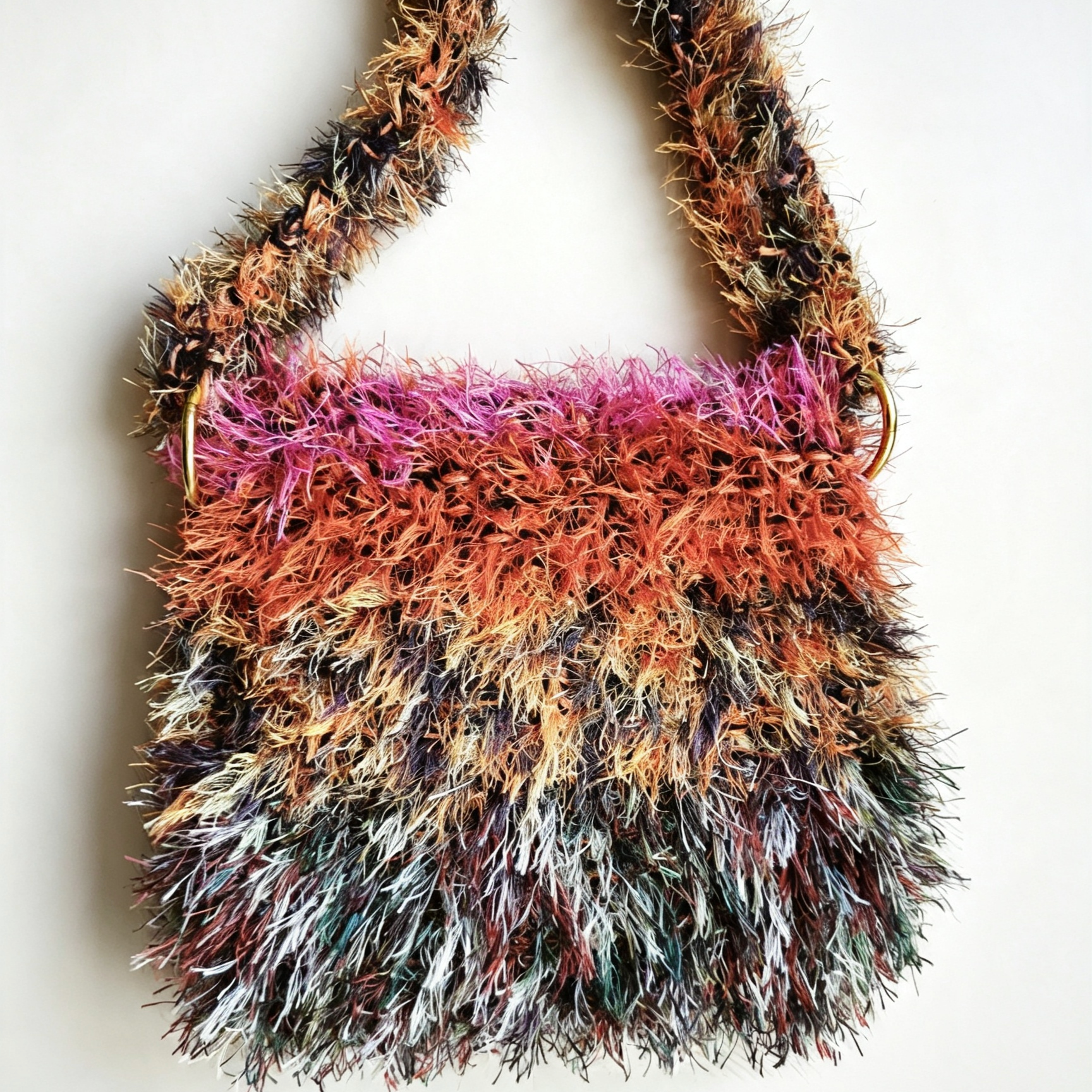 Fuchsia Moss – One-of-a-Kind Handmade Art Bag