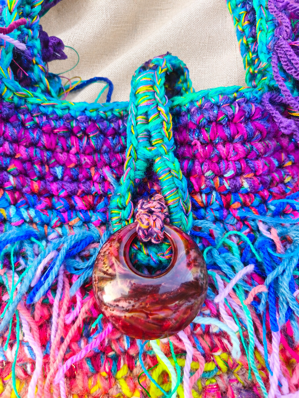 Garden Fantasy — Textile Art Handbag