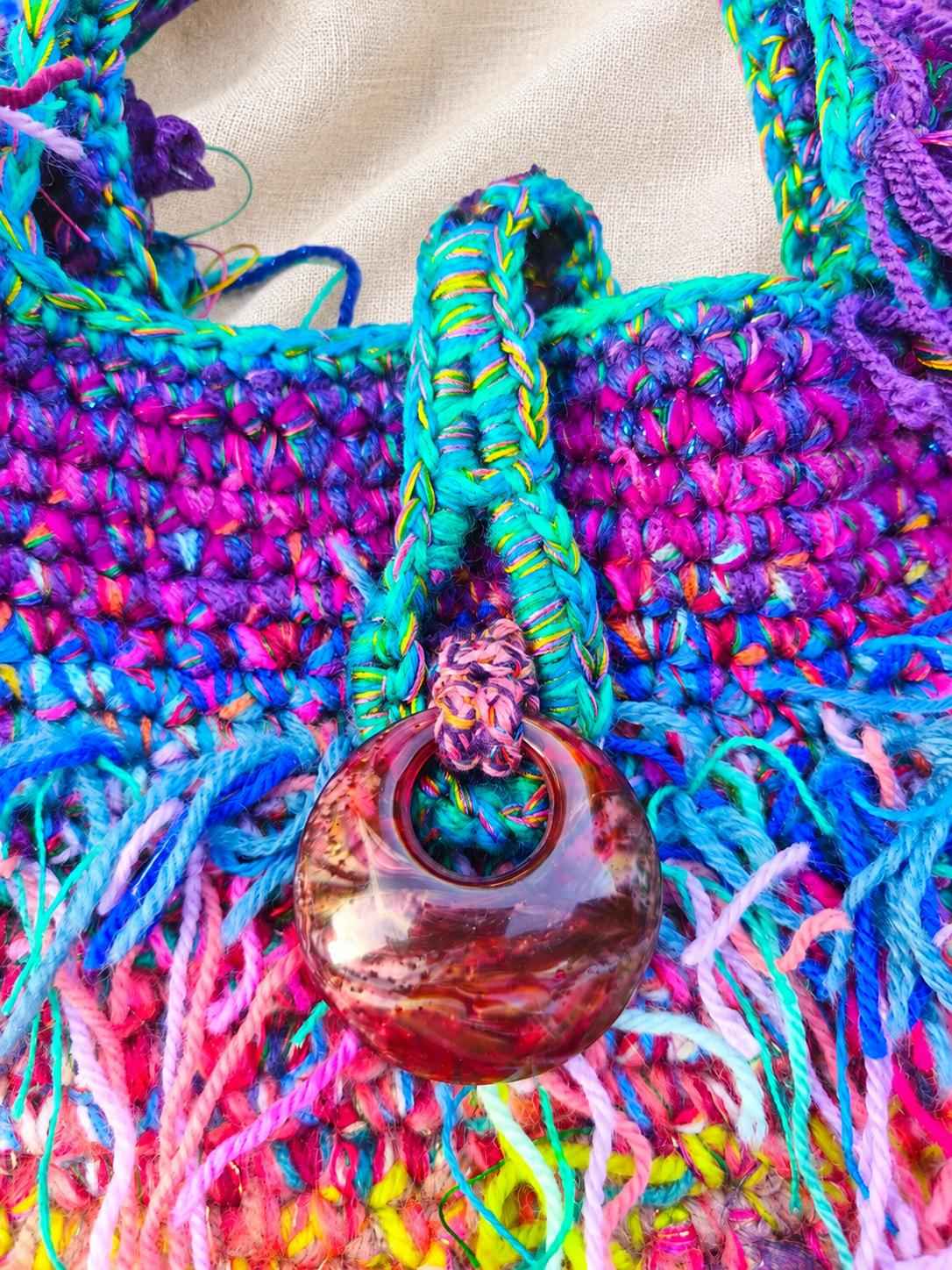 Garden Fantasy — Textile Art Handbag