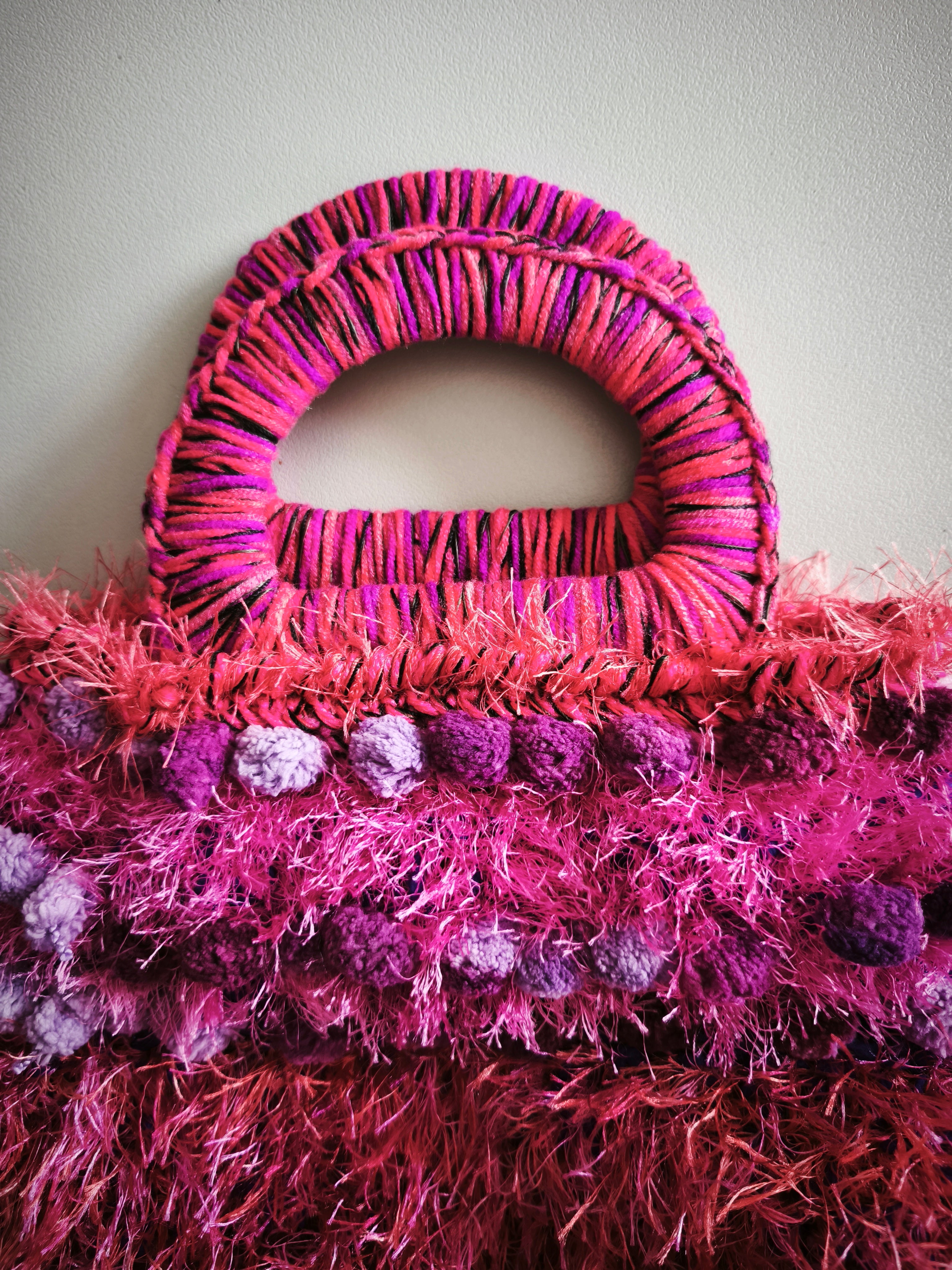 Raspberry Pom-poms