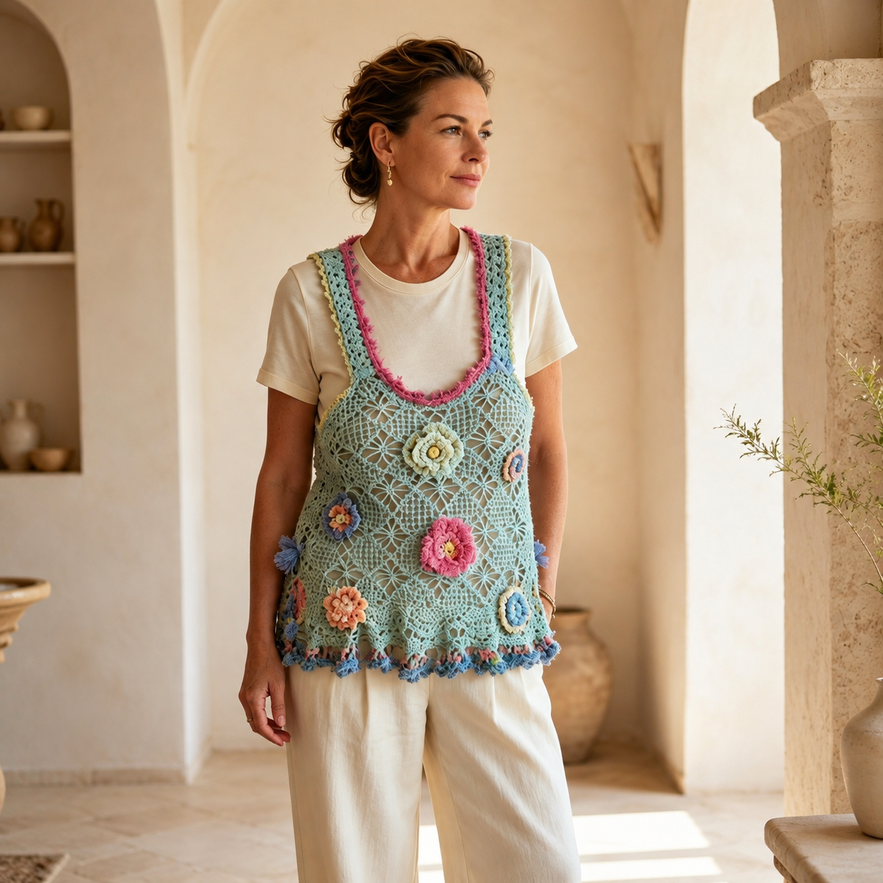 Sea Garden – Artistic Handmade Crochet Top
