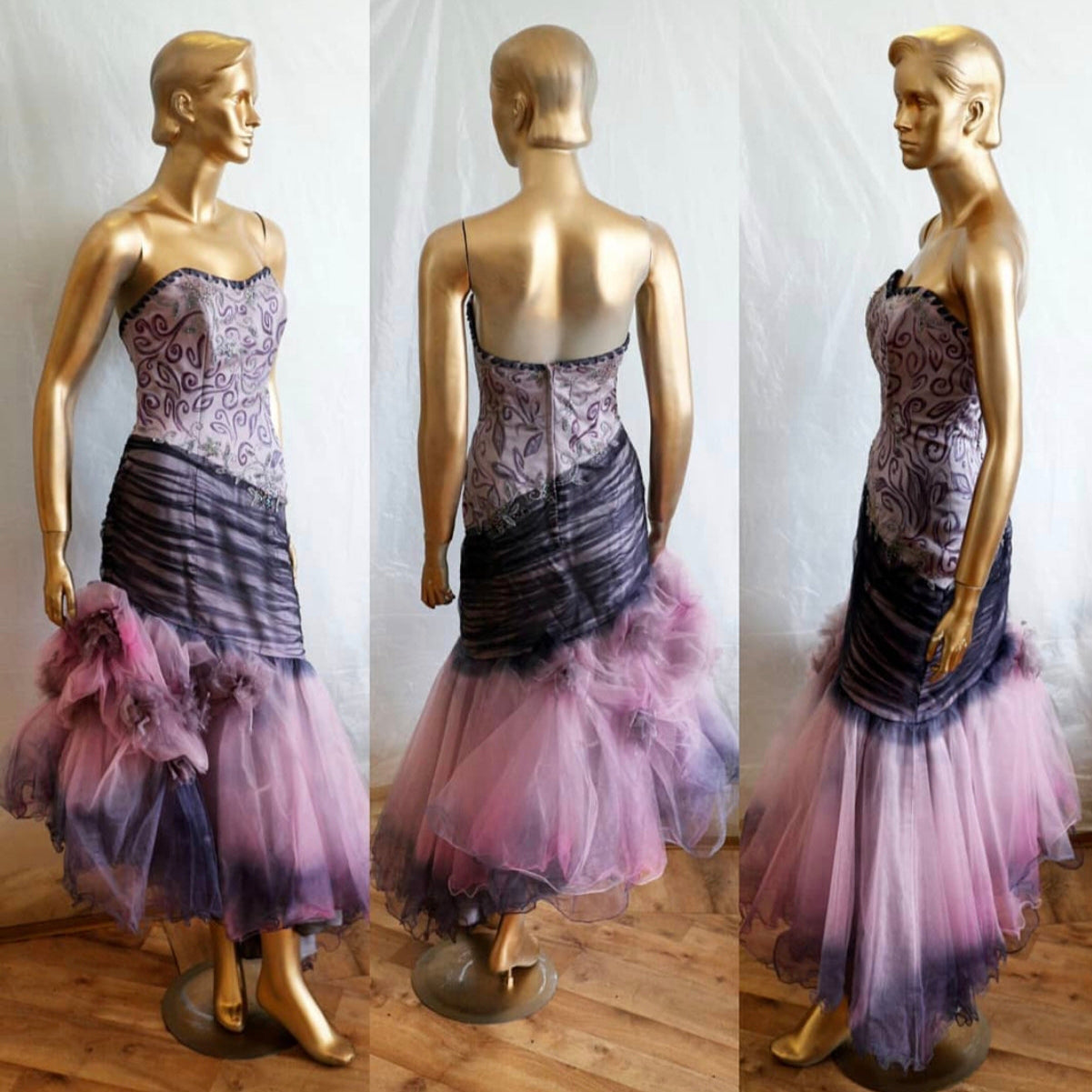 Violet Rhapsody — Upcycled Wedding Gown