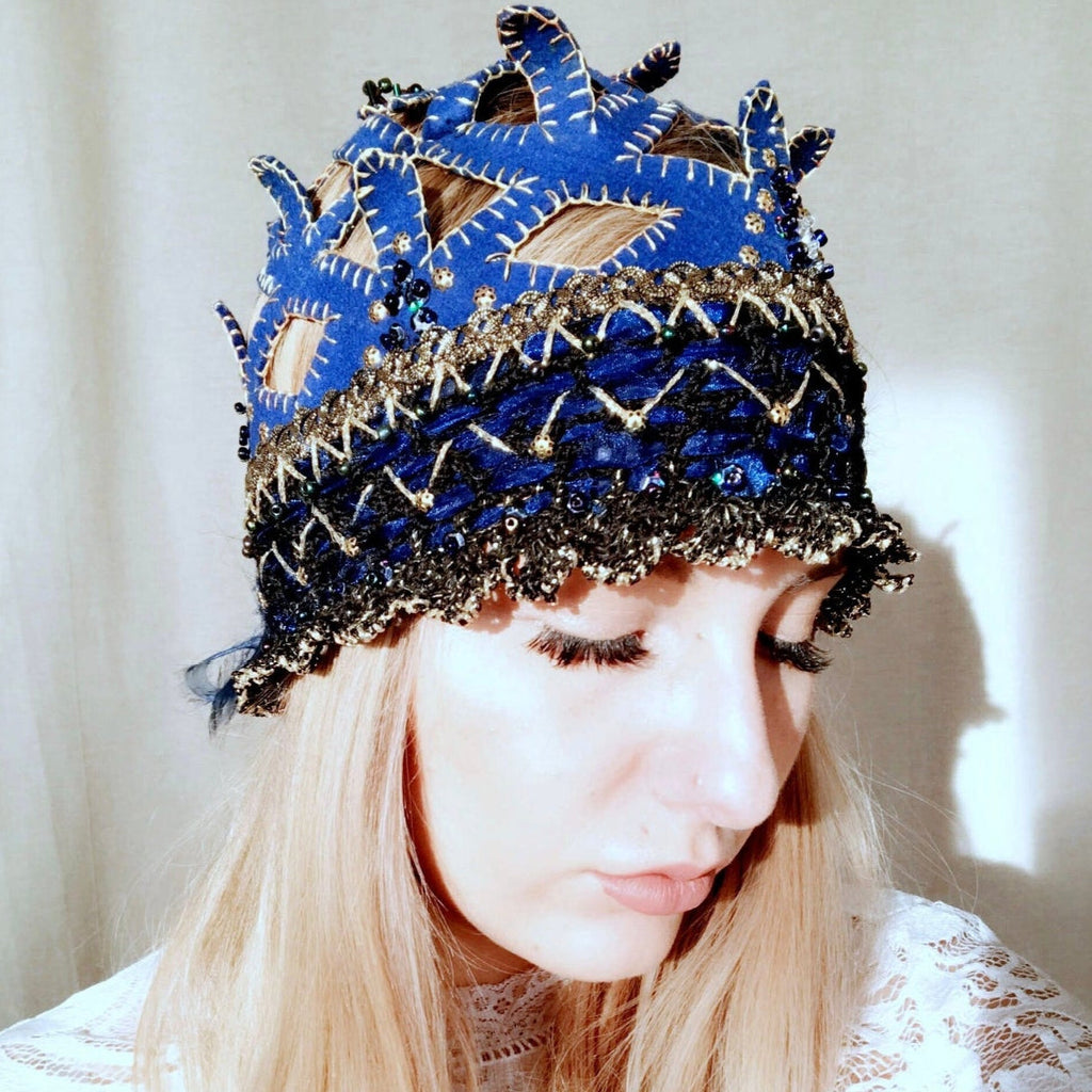 Blue Fantasy — Artistic Headpiece