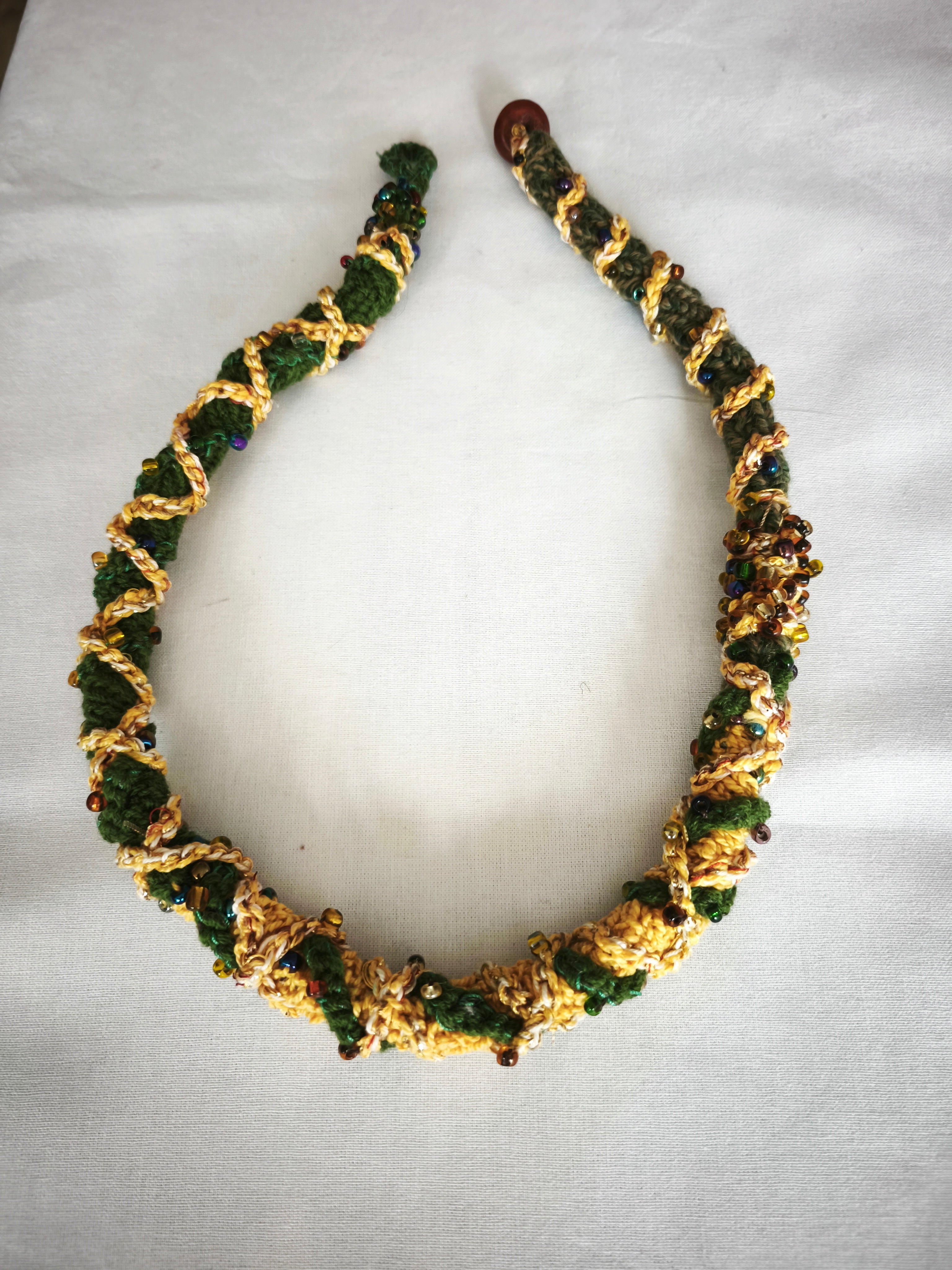 Green-yellow snake