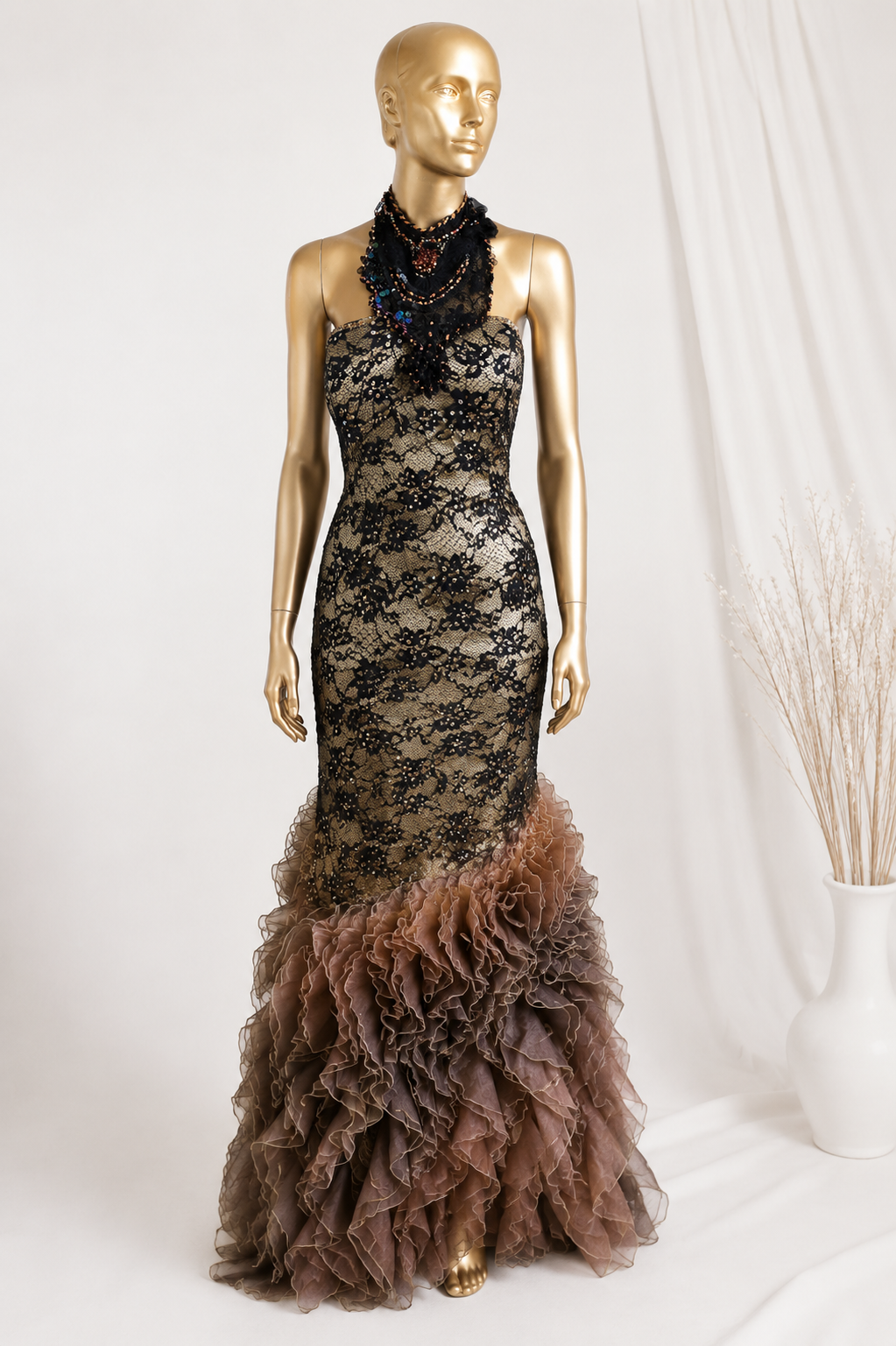 Dusty Rose Mermaid — Upcycled Wedding Gown