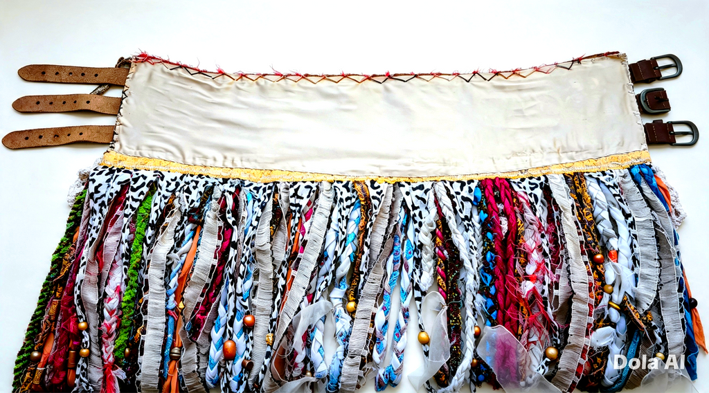 Nomad Spirit - artystyczny pas boho handmade