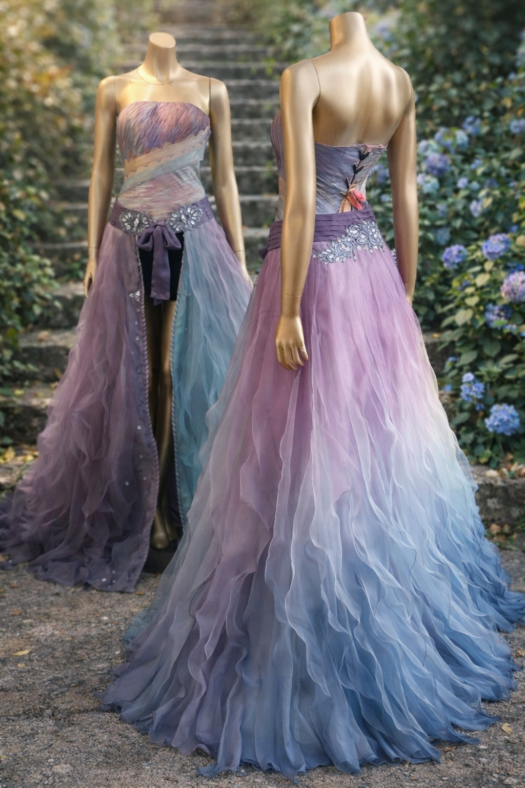 Ombre with Ruffles