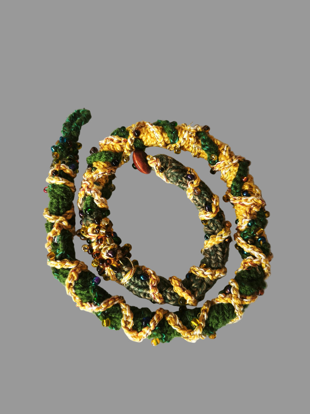 Green-yellow snake