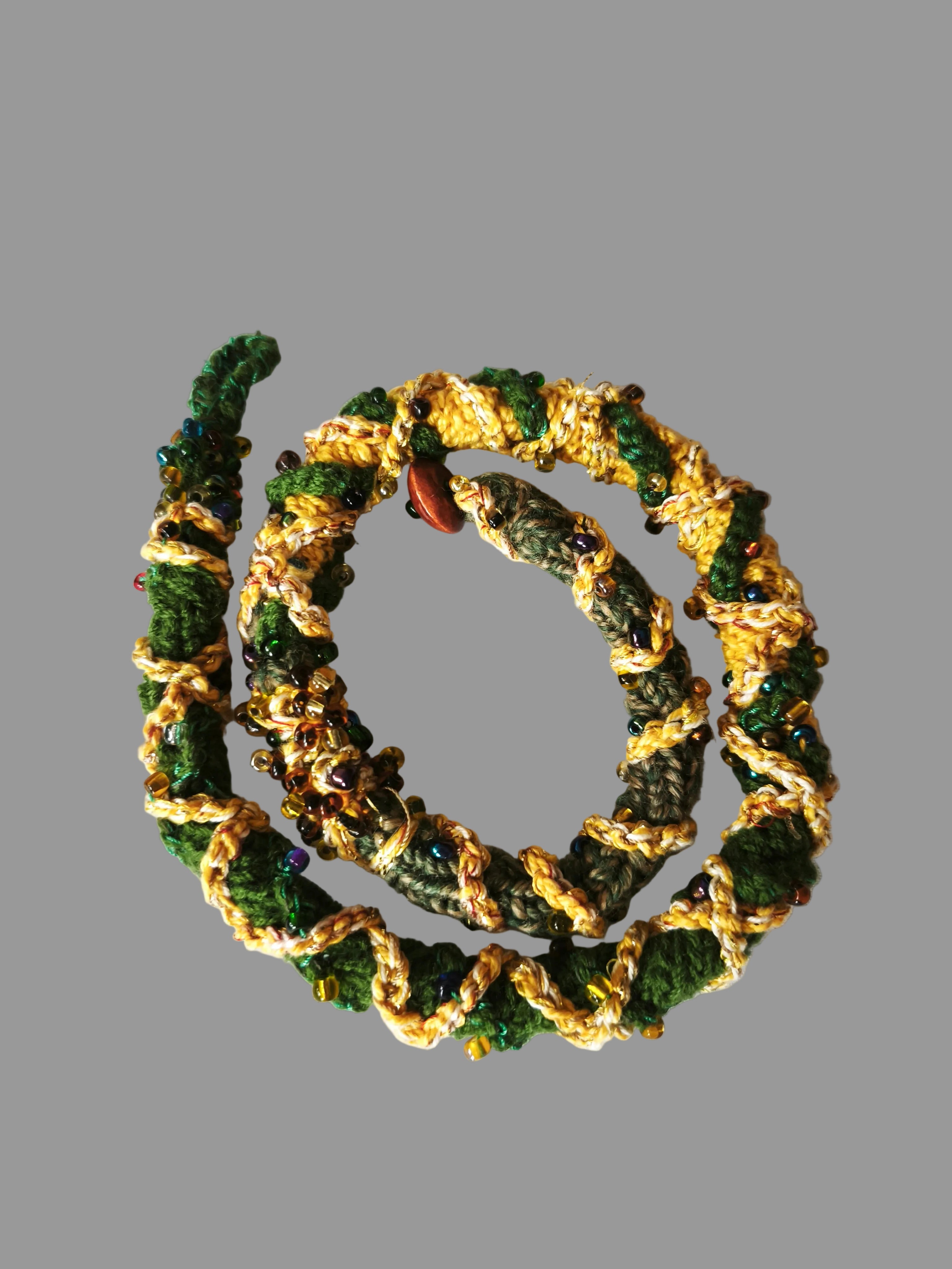 Green-yellow snake