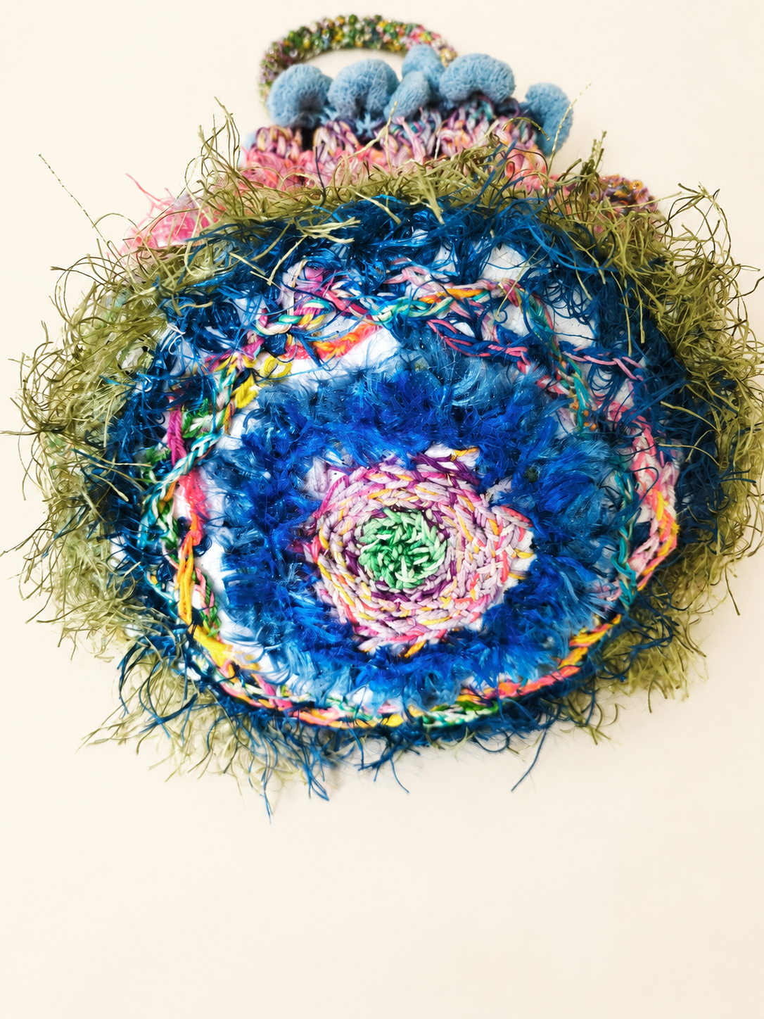 Carnival of Textures — Colourful Boho Handbag