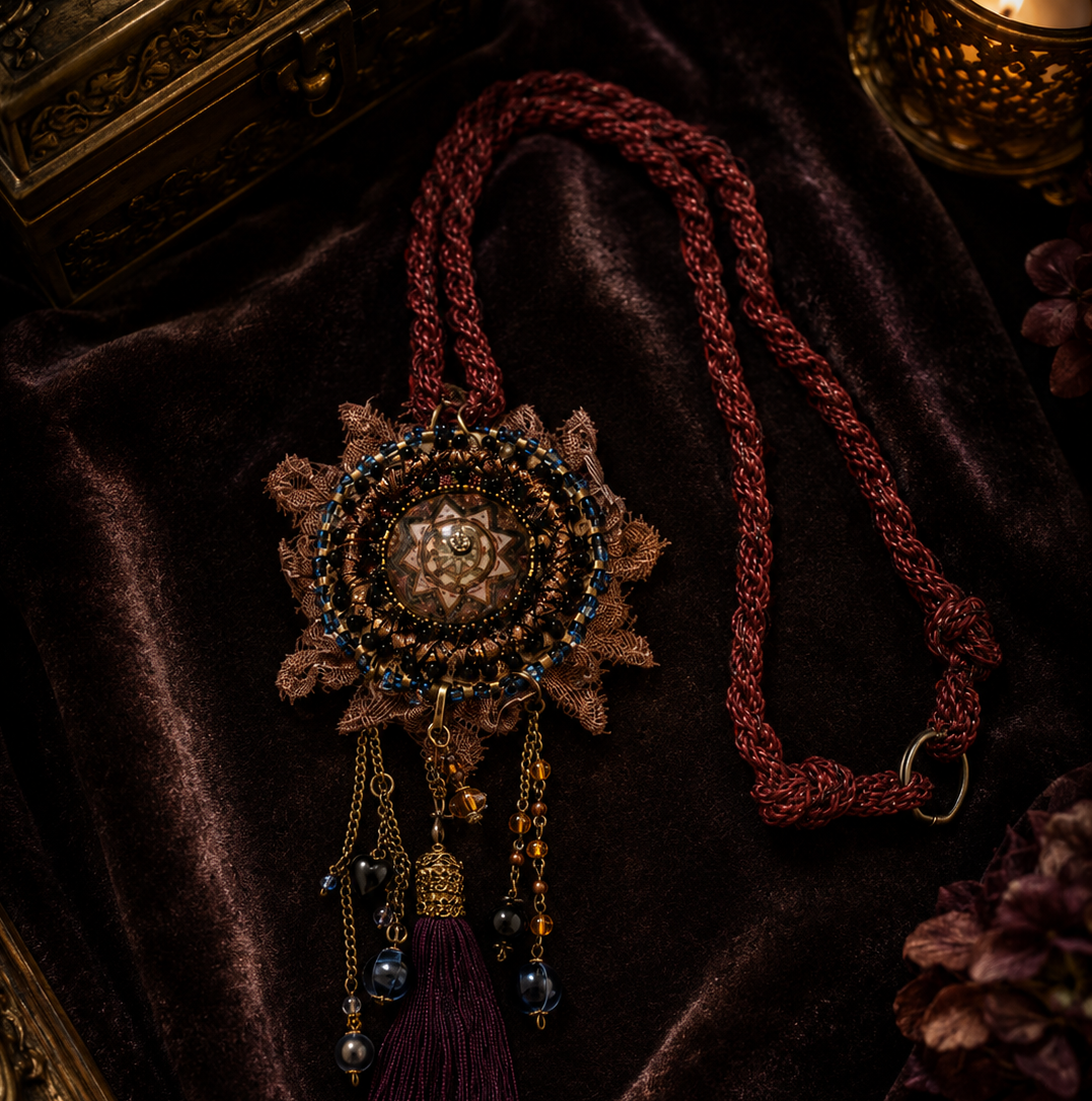 Burgundy Mandala