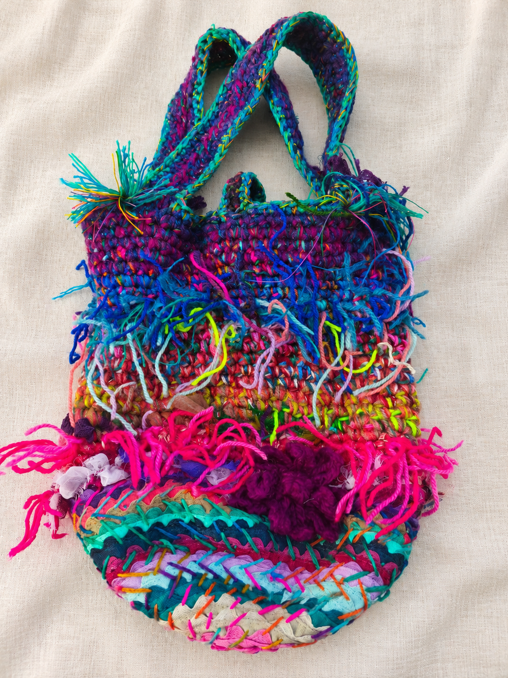 Garden Fantasy — Textile Art Handbag