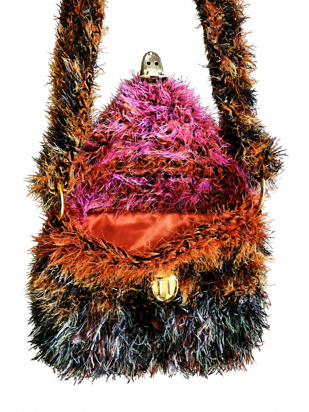 Fuchsia Moss – One-of-a-Kind Handmade Art Bag
