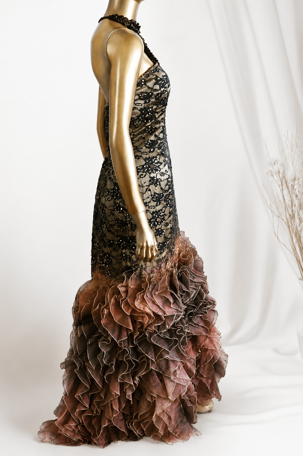 Dusty Rose Mermaid — Upcycled Wedding Gown