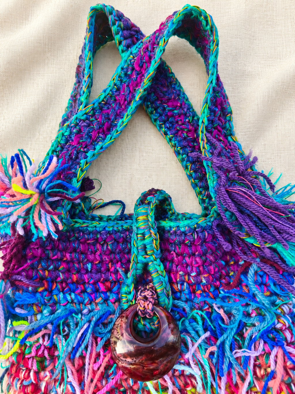 Garden Fantasy — Textile Art Handbag