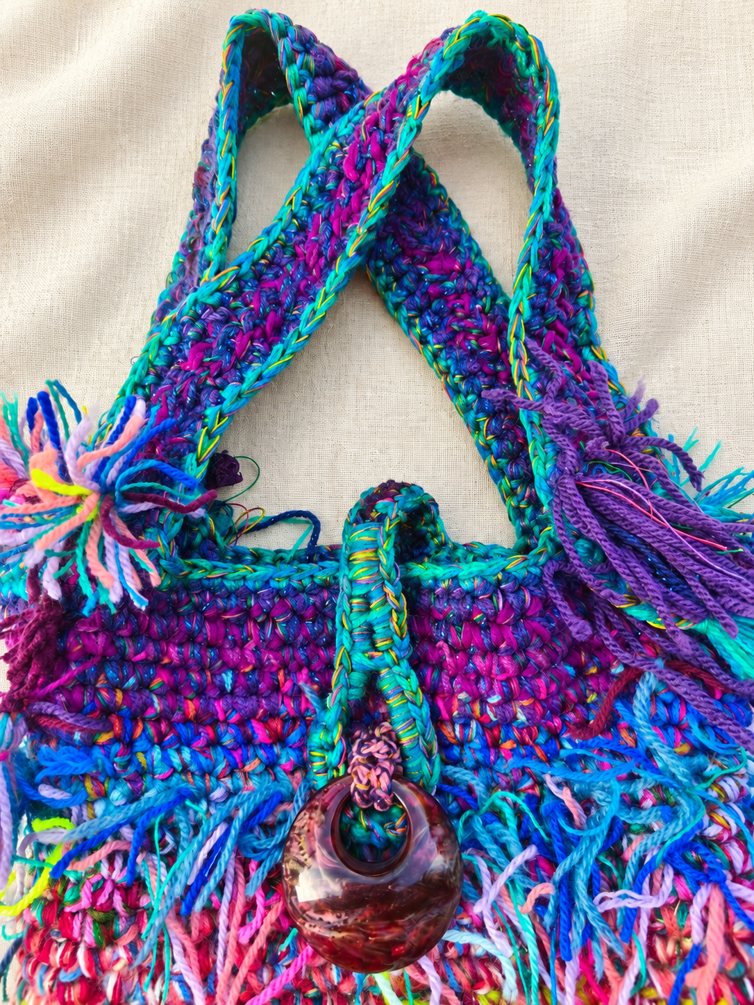 Garden Fantasy — Textile Art Handbag