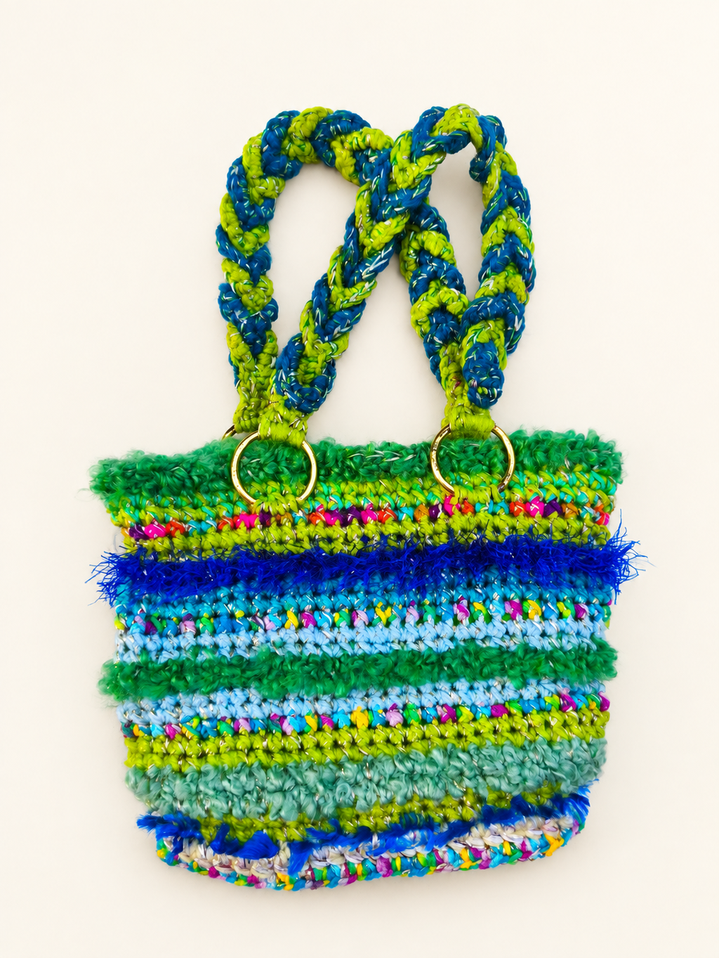 Paradise Amulet — Textile Art Handbag with Charms