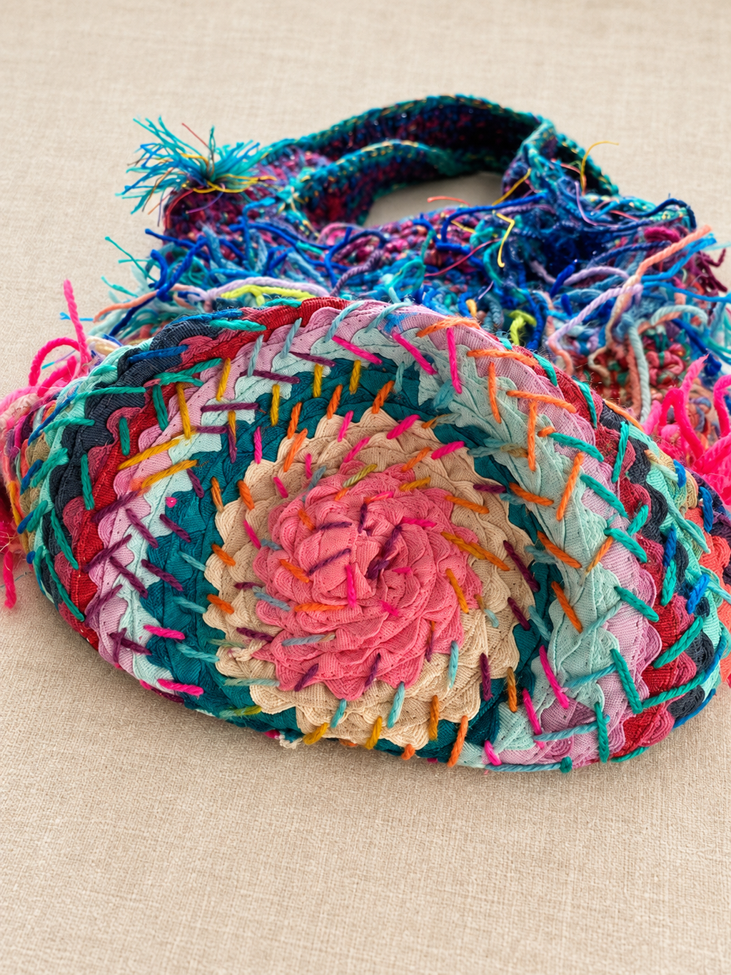 Garden Fantasy — Textile Art Handbag