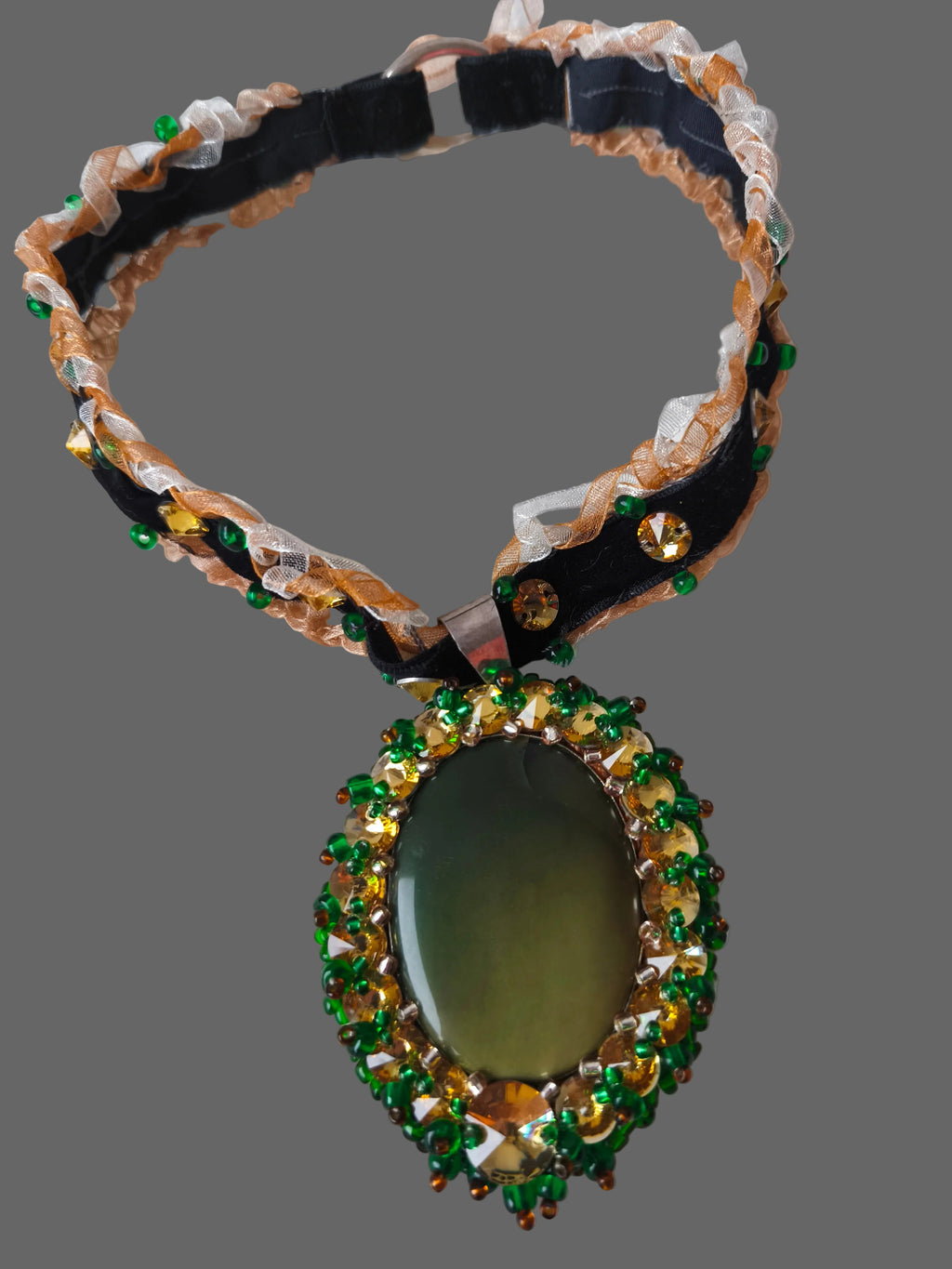 Large green stone